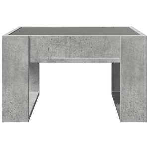 Konferenční stolek s Infinity LED betonově šedý 50x53x30 cm - obrázek 7