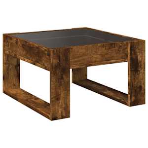 Konferenční stolek s Infinity LED kouřový dub 50 x 53 x 30 cm - obrázek 8