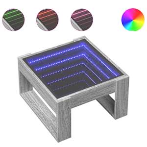 Konferenční stolek s Infinity LED šedý sonoma 50 x 53 x 30 cm - obrázek 2