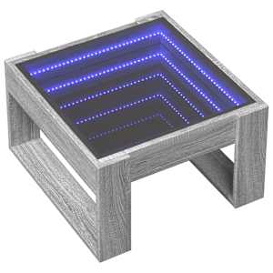 Konferenční stolek s Infinity LED šedý sonoma 50 x 53 x 30 cm - obrázek 3