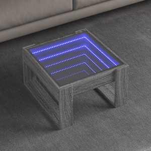 Konferenční stolek s Infinity LED šedý sonoma 50 x 53 x 30 cm - obrázek 1