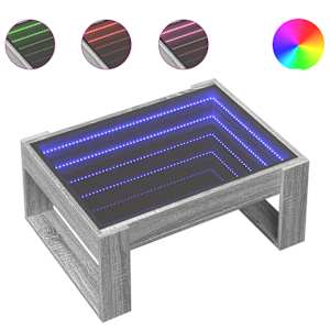 Konferenční stolek s Infinity LED šedý sonoma 70 x 53 x 30 cm - obrázek 2