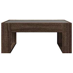 Konferenční stolek s Infinity LED hnědý dub 70 x 53 x 30 cm - obrázek 6