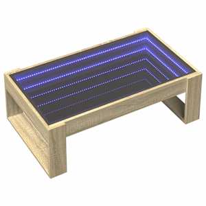 Konferenční stolek s Infinity LED dub sonoma 90 x 53 x 30 cm - obrázek 3