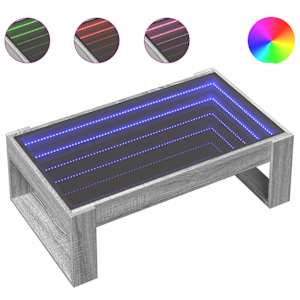 Konferenční stolek s Infinity LED šedý sonoma 90 x 53 x 30 cm - obrázek 2