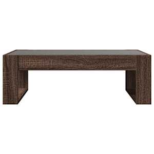 Konferenční stolek s Infinity LED hnědý dub 90 x 53 x 30 cm - obrázek 6