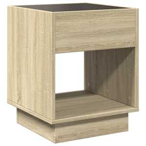 Konferenční stolek s Infinity LED dub sonoma 40 x 40 x 50 cm - obrázek 8