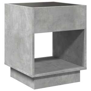 Konferenční stolek s Infinity LED betonově šedý 40 x 40 x 50 cm - obrázek 8