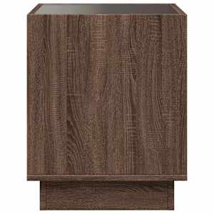 Konferenční stolek s Infinity LED hnědý dub 40 x 40 x 50 cm - obrázek 7