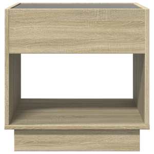 Konferenční stolek s Infinity LED dub sonoma 50 x 50 x 50 cm - obrázek 6