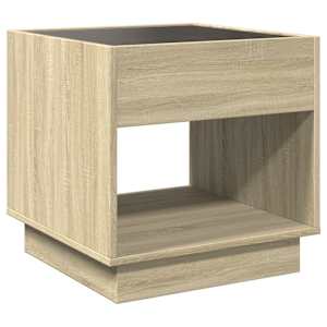 Konferenční stolek s Infinity LED dub sonoma 50 x 50 x 50 cm - obrázek 8