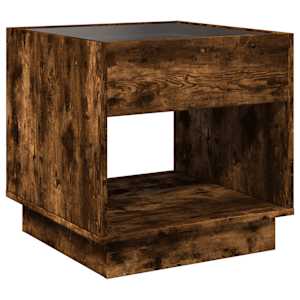 Konferenční stolek s Infinity LED kouřový dub 50 x 50 x 50 cm - obrázek 8