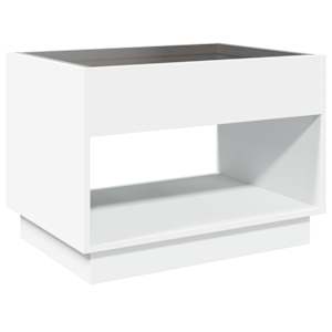 Konferenční stolek s Infinity LED bílý 70 x 50 x 50 cm - obrázek 8
