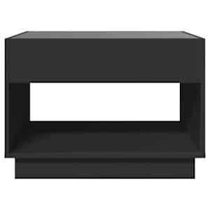 Konferenční stolek s Infinity LED černý 70 x 50 x 50 cm - obrázek 6