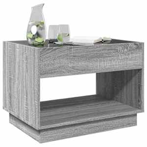 Konferenční stolek s Infinity LED šedý sonoma 70 x 50 x 50 cm - obrázek 4