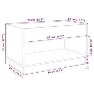 Konferenční stolek s Infinity LED dub sonoma 90 x 50 x 50 cm - obrázek 13