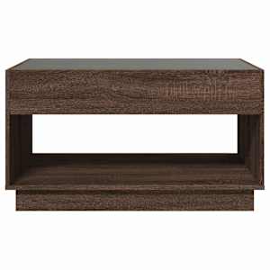 Konferenční stolek s Infinity LED hnědý dub 90 x 50 x 50 cm - obrázek 6