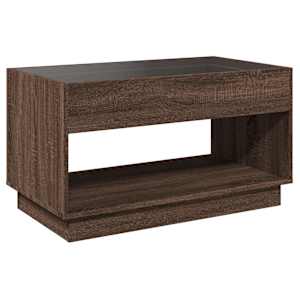 Konferenční stolek s Infinity LED hnědý dub 90 x 50 x 50 cm - obrázek 8