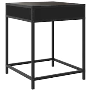 Noční stolek s Infinity LED černý 40 x 40 x 51 cm - obrázek 8