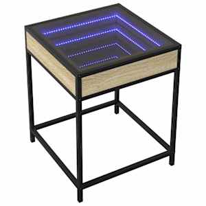 Konferenční stolek s Infinity LED dub sonoma 40 x 40 x 51 cm - obrázek 3
