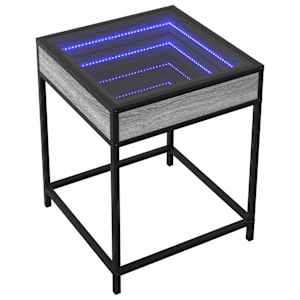 Konferenční stolek s Infinity LED šedý sonoma 40 x 40 x 51 cm - obrázek 3