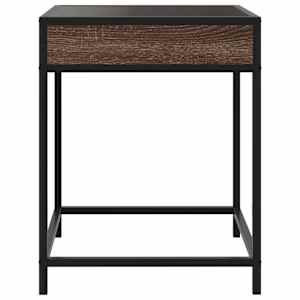 Noční stolek s Infinity LED hnědý dub 40 x 40 x 51 cm - obrázek 7