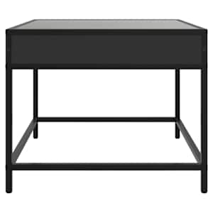 Konferenční stolek s Infinity LED černý 50 x 50 x 41 cm - obrázek 6