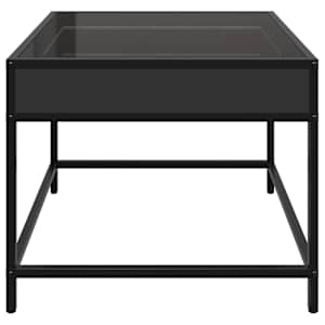 Konferenční stolek s Infinity LED černý 50 x 50 x 41 cm - obrázek 7