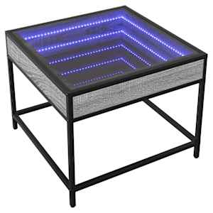 Konferenční stolek s Infinity LED šedý sonoma 50 x 50 x 41 cm - obrázek 3