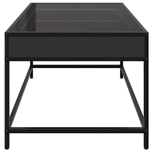 Konferenční stolek s Infinity LED černý 70 x 50 x 41 cm - obrázek 7