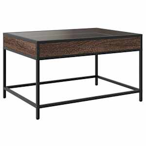 Konferenční stolek s Infinity LED hnědý dub 70 x 50 x 41 cm - obrázek 8