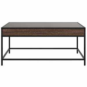 Konferenční stolek s Infinity LED hnědý dub 90 x 50 x 41 cm - obrázek 6
