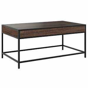 Konferenční stolek s Infinity LED hnědý dub 90 x 50 x 41 cm - obrázek 8