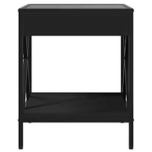Noční stolek s Infinity LED černý 40 x 40 x 49 cm - obrázek 6
