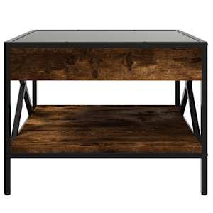 Konferenční stolek s Infinity LED kouřový dub 50 x 50 x 38 cm - obrázek 6