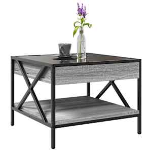 Konferenční stolek s Infinity LED šedý sonoma 50 x 50 x 38 cm - obrázek 5