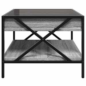 Konferenční stolek s Infinity LED šedý sonoma 50 x 50 x 38 cm - obrázek 7
