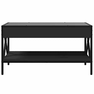 Konferenční stolek s Infinity LED černý 70 x 50 x 38 cm - obrázek 6