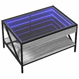 Konferenční stolek s Infinity LED šedý sonoma 70 x 50 x 38 cm - obrázek 3