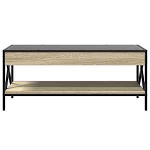 Konferenční stolek s Infinity LED dub sonoma 90 x 50 x 38 cm - obrázek 6