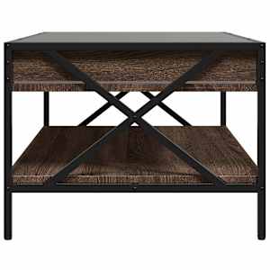 Konferenční stolek s Infinity LED hnědý dub 90 x 50 x 38 cm - obrázek 7
