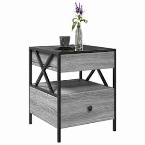Konferenční stolek s Infinity LED šedý sonoma 40 x 40 x 51 cm - obrázek 5