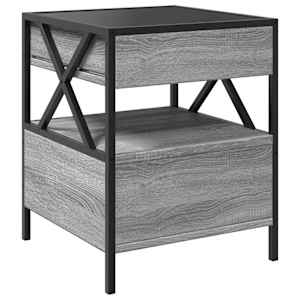 Konferenční stolek s Infinity LED šedý sonoma 40 x 40 x 51 cm - obrázek 8