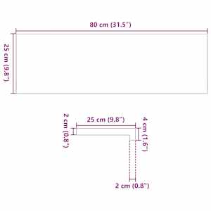 Nášlapy na schody 12 ks neošetřené 80x25x2 cm masivní dub - obrázek 11