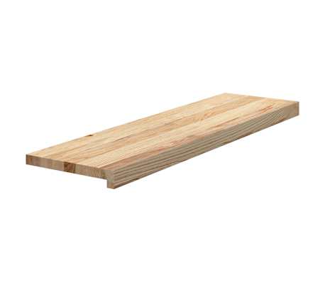 vidaXL Marches d'escalier 12pcs non trait&eacute; 90x30x2cm bois ch&ecirc;ne massif