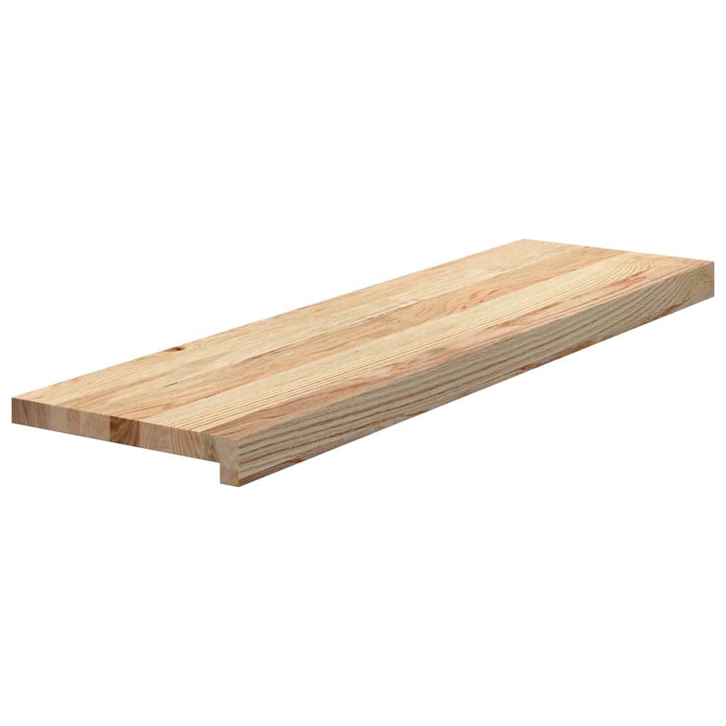 vidaXL 16 db tömör tölgyfa lépcsőfokok kezeletlen 90x30x2 cm