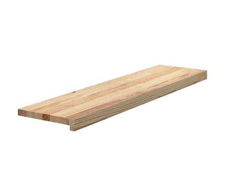 vidaXL Stair Treads 20 pcs Untreated 100x25x2 cm Solid Wood Oak