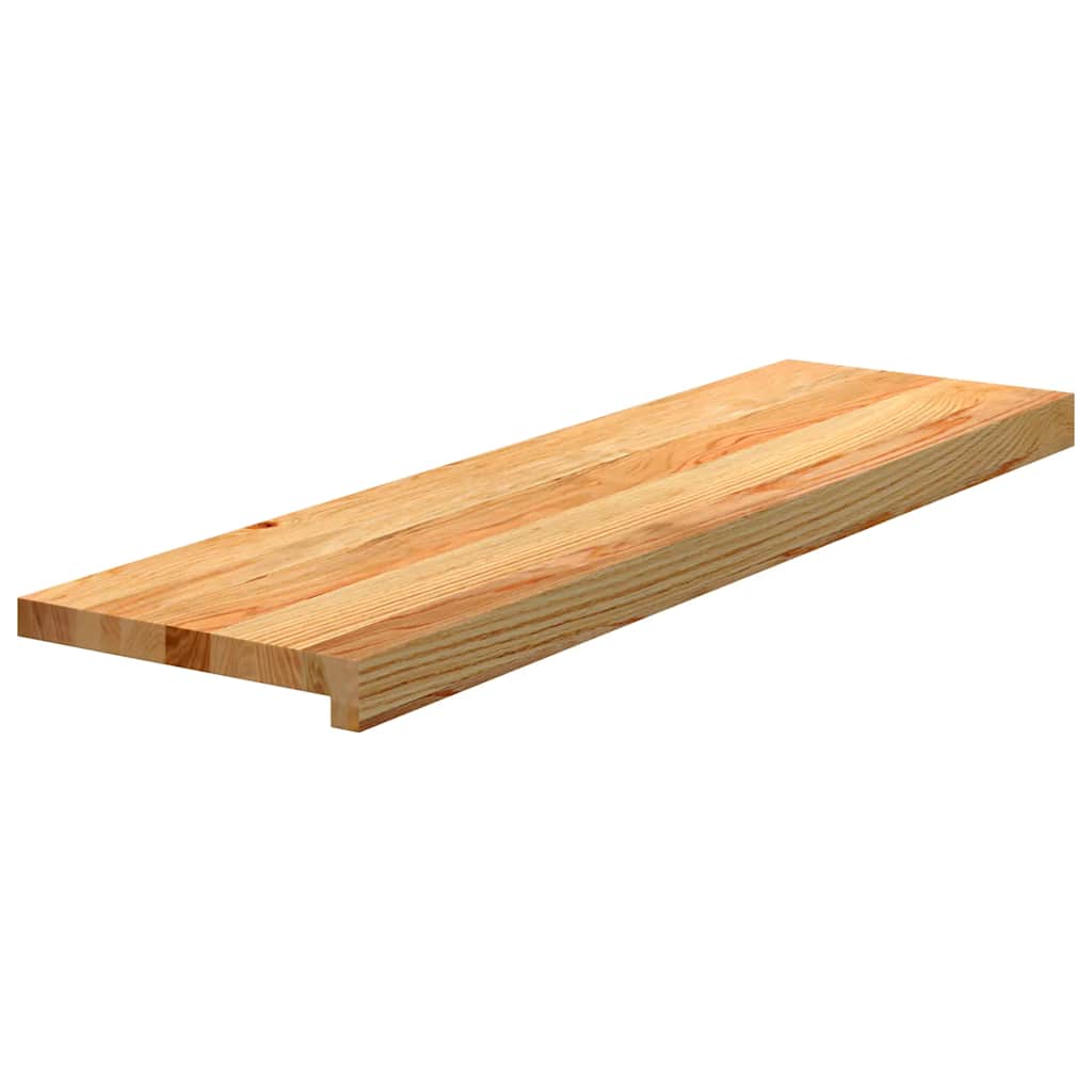 vidaXL 20 db tömör tölgyfa világosbarna lépcsőfokok 90x25x2 cm