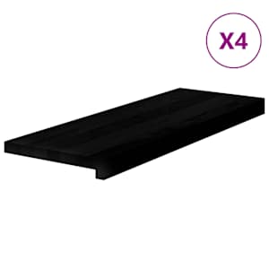 vidaXL trepiastmed 4 tk, pruunmust, 70x25x2 cm, tammepuit