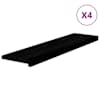 vidaXL trepiastmed 4 tk, pruunmust, 100x25x2 cm, tammepuit